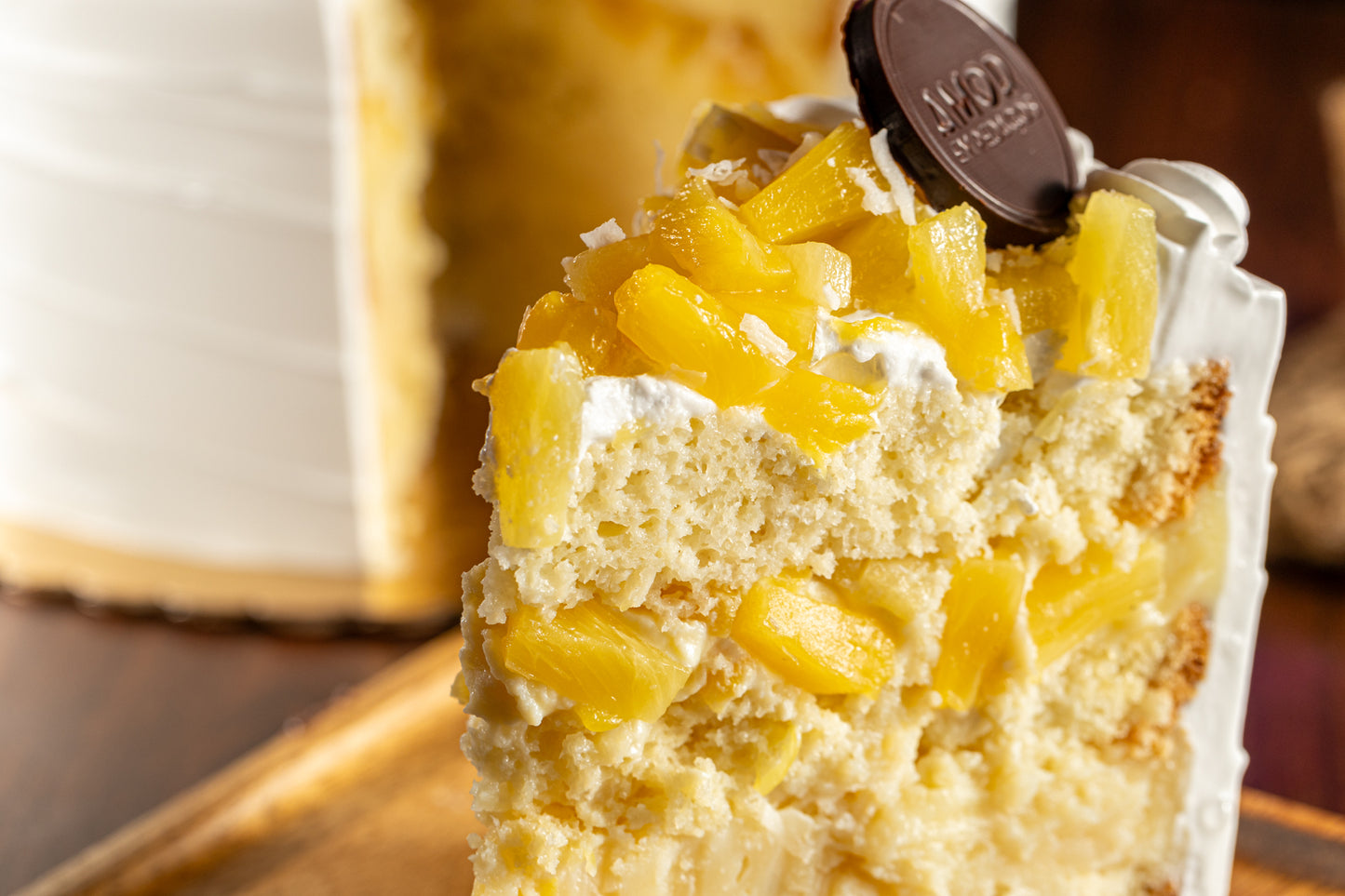 Bolo de Abacaxi com Coco
