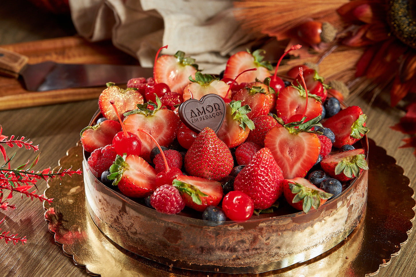 Torta mousse de chocolate