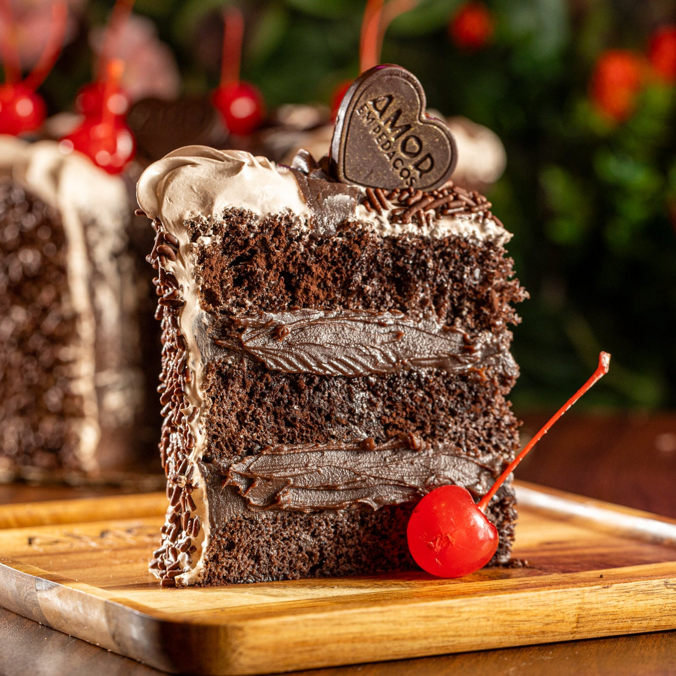 Brazilian Chocolate Fudge (Brigadeiro) Cake